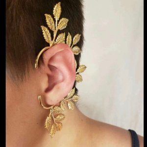 Floral Ear Accessory Climber Earrings